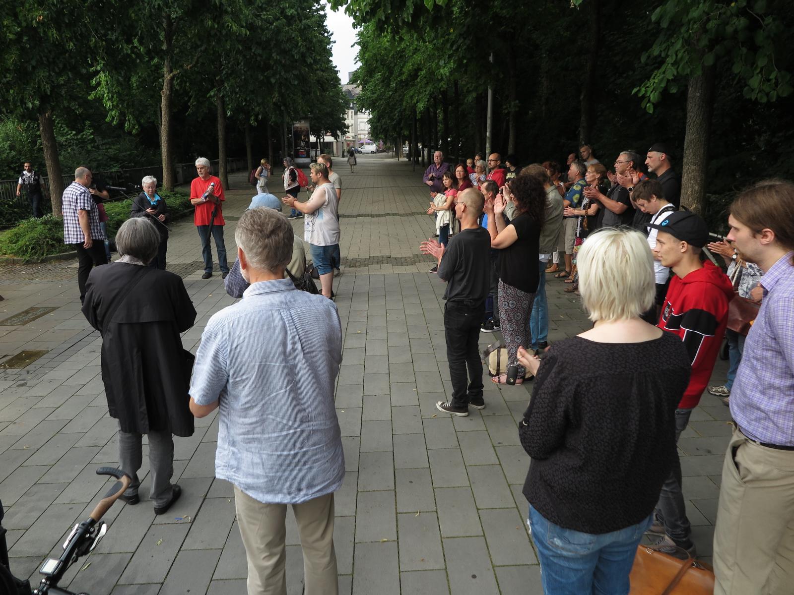 Mahnmalveranstaltung am Poth