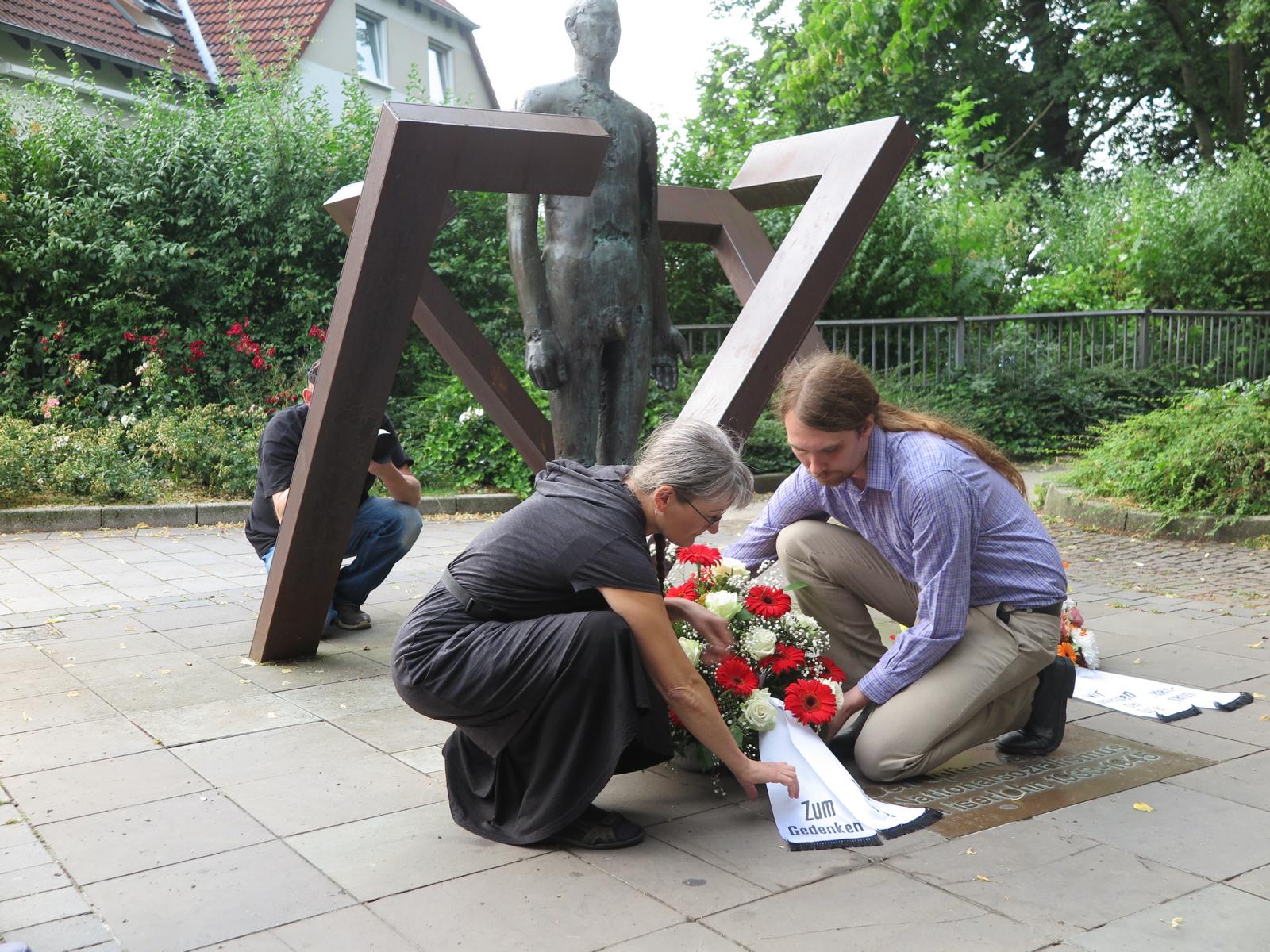 Mahnmalveranstaltung am Poth